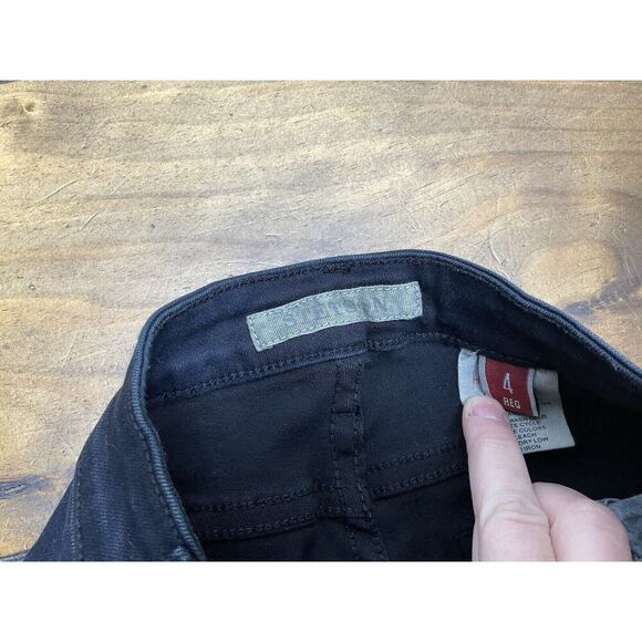 Stetson Western Jeans Womens High Rise Flare Dark Blue Size 4 Pants - Picture 7 of 13